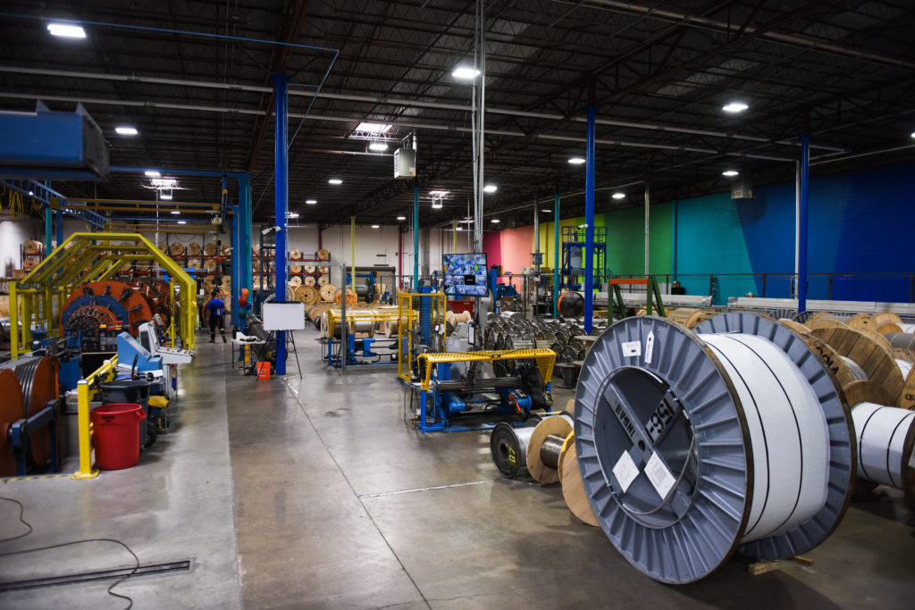 Incab America extrusion ADSS line