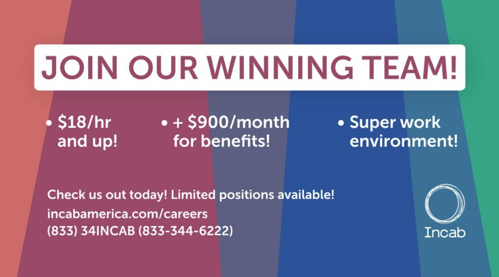 Incab America is hiring